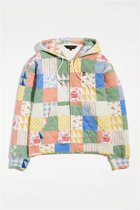 teddy fresh quilted hoodie.